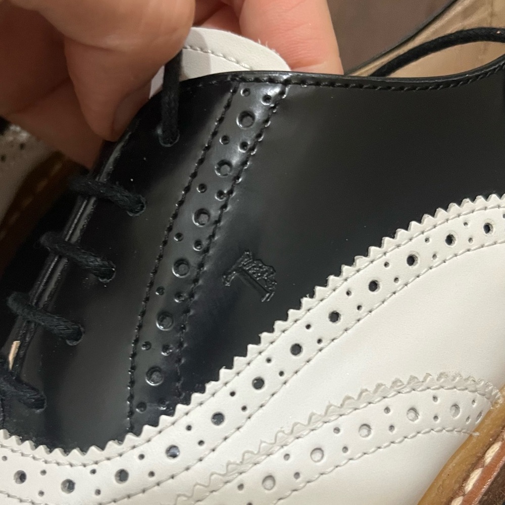 TOD’S LEATHER PLATFORM CREEPER SHOES - Picture 7 of 11